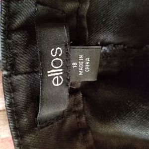 Ellis black twill pants. Size 18.